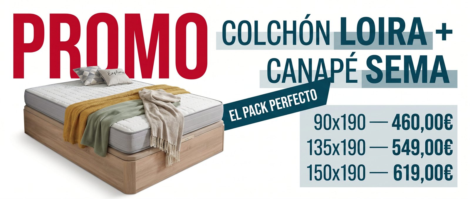Promocion colchon loira canape sema